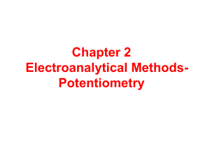 hapter 2 Electroanalytical methods