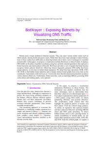 BotXrayer : Exposing Botnets by Visualizing DNS Traffic