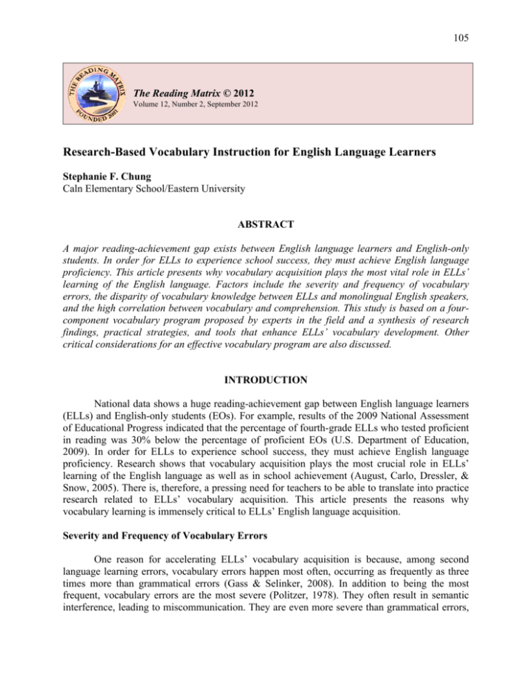 english language research paper