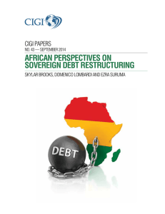 african perspectives on sovereign debt restructuring