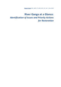 Ganga Basin Plan Report 1 - Ministry of Environment and Forests