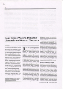 Kosi: Rising Waters, Dynamic Channels and Human