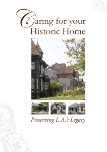aring for your Historic Home