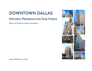 DOWNTOWN DALLAS - Preservation Dallas