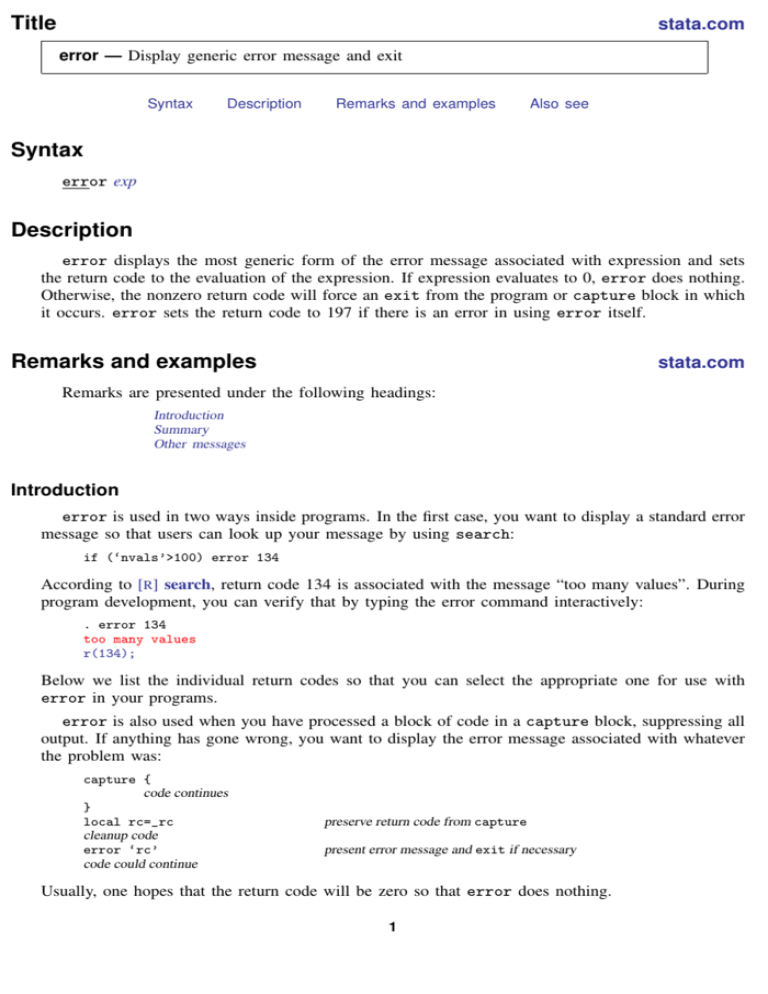 observation limits stata mp