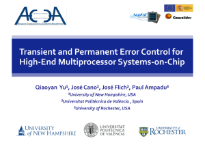 Transient and Permanent Error Control for High
