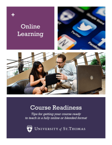 Online Learning Course Readiness