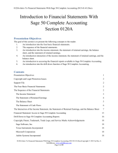 0120A-Intro to Financial Statements with Sage 50 Complete