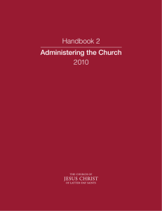 Handbook 2 - The Church of Jesus Christ of Latter