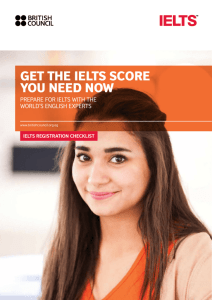 get the ielts score you need now