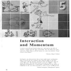 Interaction and Momentum - KSU Physics Education Research Group