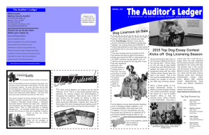 The Auditor's Ledger - Medina County Auditor