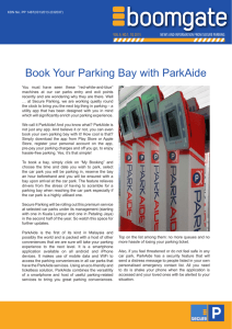 Book Your Parking Bay with ParkAide