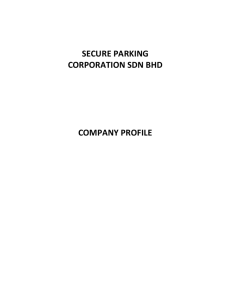 secure parking corporation sdn bhd company profile