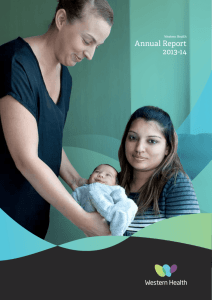 Western Health Annual Report