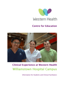 Clinical Experience - Williamstown
