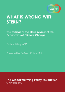what is wrong with stern? - The Global Warming Policy Foundation