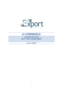 e-commerce - Export