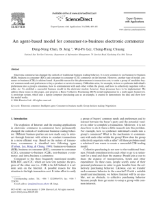 An agent-based model for consumer-to