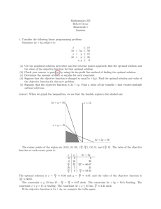 Mathematics 235 Robert Gross Homework 1 Answers 1. Consider