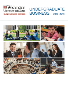 undergraduate - Olin Business School