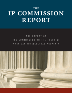 Report - Commission on the Theft of American Intellectual Property