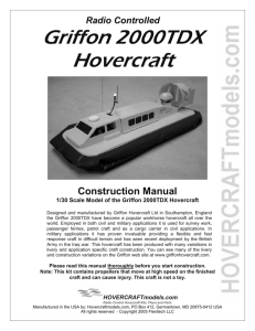 Griffon 2000TDX Hovercraft