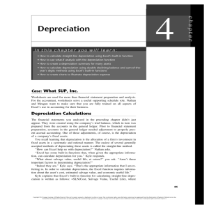 8. Part I Chapter 4 Depreciation - E-Book