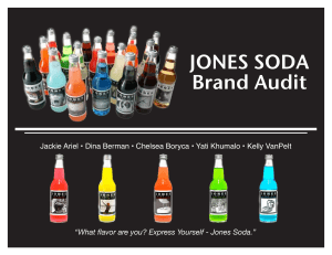 JONES SODA Brand Audit