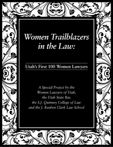Women Trailblazers in the Law