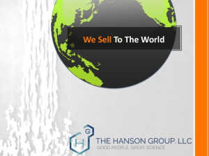 We Sell To The World
