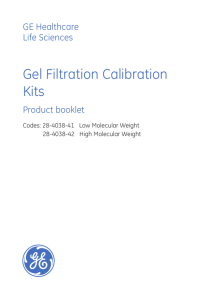 Gel Filtration Calibration Kits