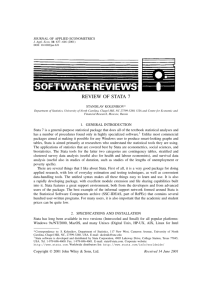 review of stata 7 - IDEAS home