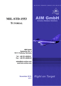 Mil-Std-1553 Tutorial - AIM