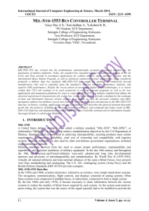 MIL-STD-1553 Bus Controller Terminal