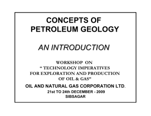 CONCEPTS OF PETROLEUM GEOLOGY AN INTRODUCTION