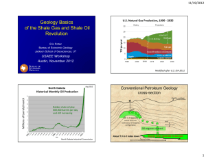 Geology Basics of the Shale Gas and Shale Oil Revolution