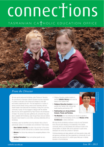 Issue 30 - Tasmanian Catholic Education Office