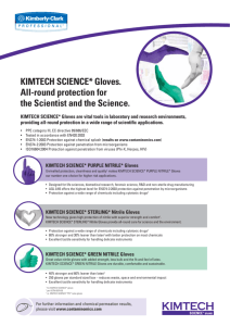 KIMTECH SCIENCE* Gloves. All-round protection for