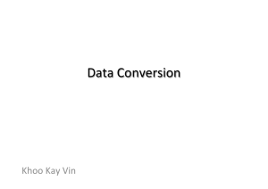 Data Conversion - Secure Information Technologies
