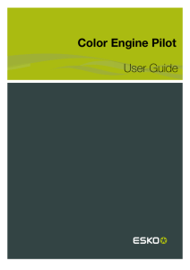 Color Engine Pilot User Guide - Product Documentation