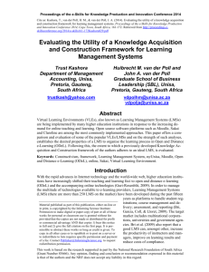 Evaluating the Utility of a Knowledge Acquisition and Construction