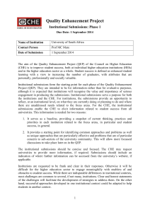 UNISA QEP Institutional Submission 2014