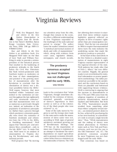Virginia Reviews - Digital Library and Archives