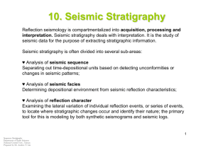 10. Seismic Stratigraphy