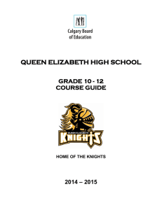 queen elizabeth high school - Calgary Board of Education