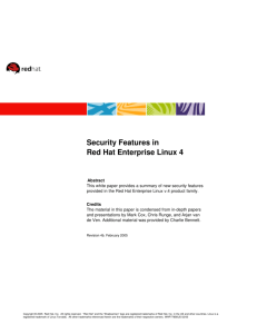 Red Hat Enterprise Linux v.4