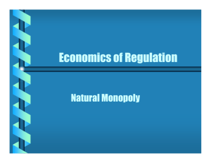 Economics of Regulation - Illinois State University