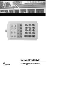 NetworX NX-8V2