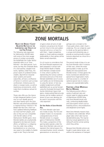 Zone Mortalis rules